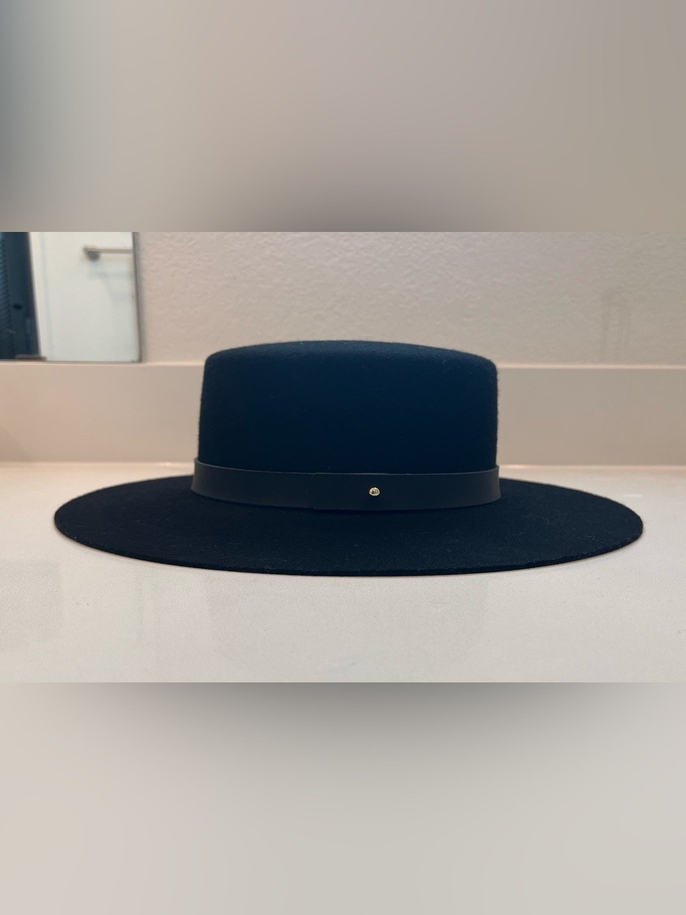 Gigi Pip Dahlia Boater Australian Wool hat